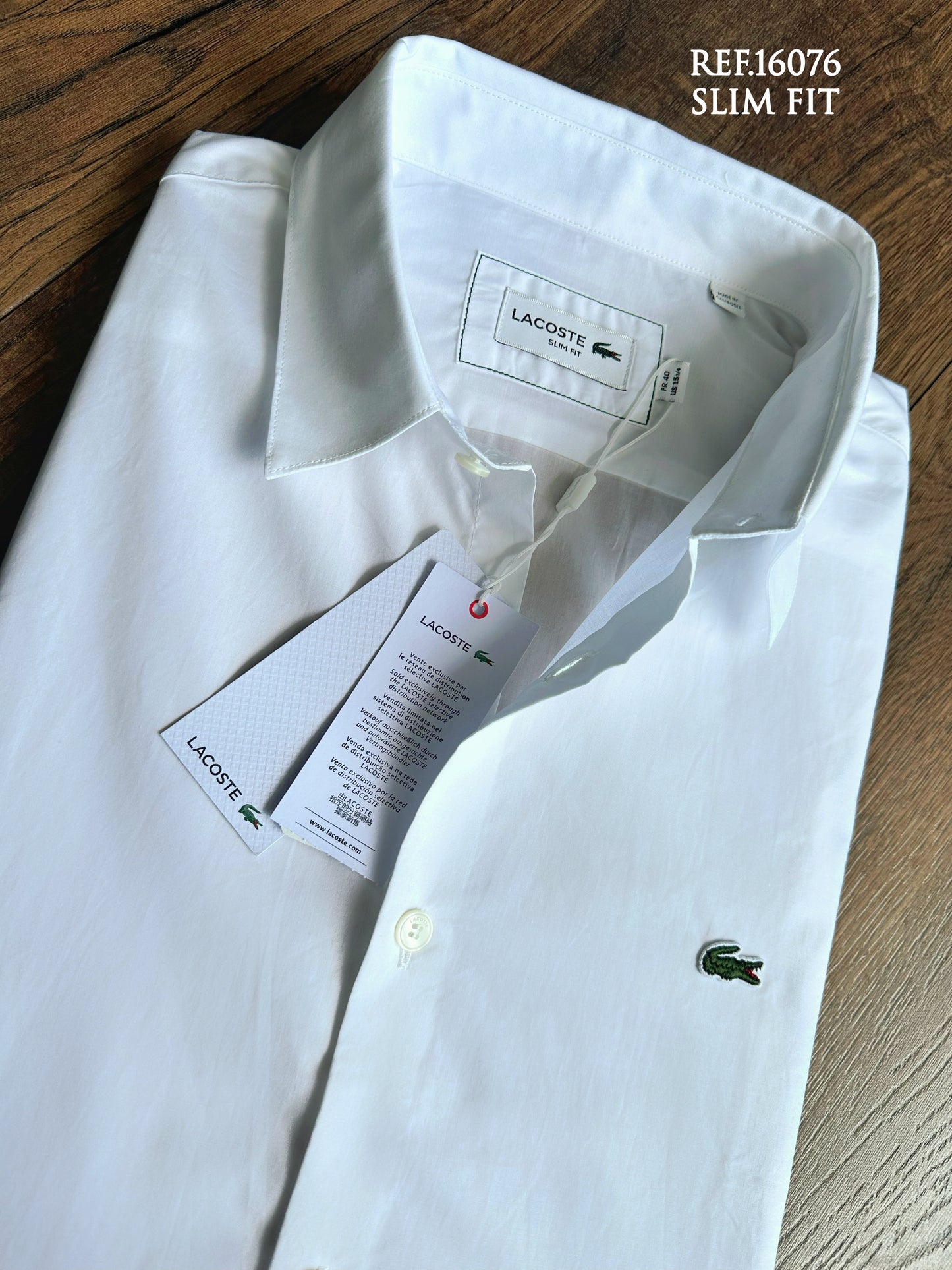 CAMISA MANGA LARGA LACOSTE
